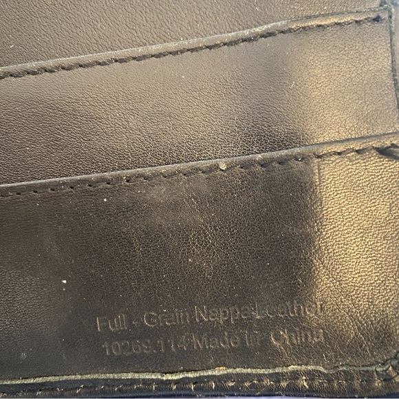Vintage Franklin Covey Planner Full Grain Nappa Leather Brown